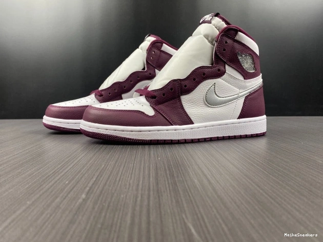 MaikeSneakers Jordan Bordeaux Air 555088-611 High 1 OG 0817